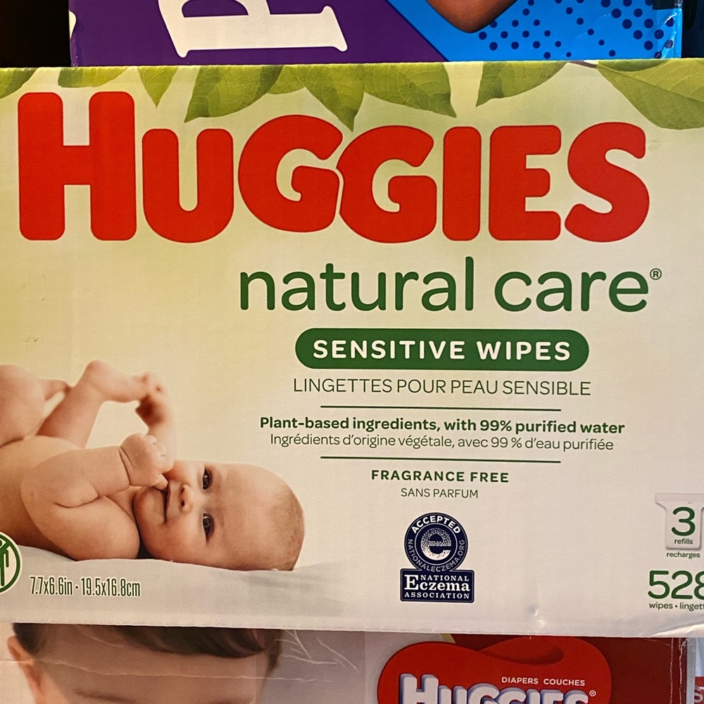 Huggies Wipes Lingettes (3 boxes)